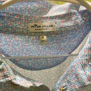 Peter Millar Vintage Tile Performance Jersey Golf Polo